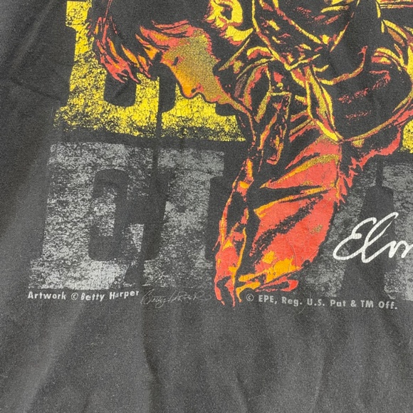 Elvis Presley Signature Product Graphic T-Shirt Black Unisex - Picture 10 of 13